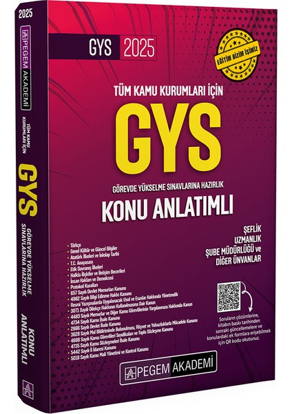 2025 GYS Tüm Kamu Kurumları İçin Görevde Yükselme Sınavlarına Haz