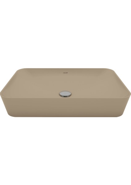UL060 Ultra 60 cm Tezgah Üstü Çanak Lavabo Mat Cappuccino