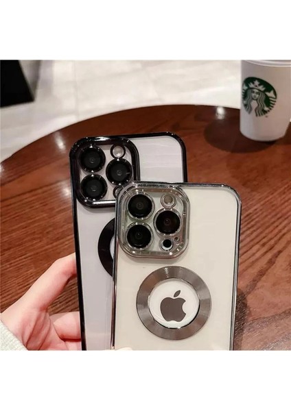 iphone 14 Promax Uyumlu Extra Kamera Korumalı (Kamerası Cam Lensli) Lazer Lüx Kılıf Kapak Tam Koruma