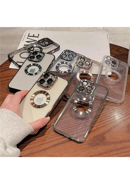 iphone 14 Promax Uyumlu Extra Kamera Korumalı (Kamerası Cam Lensli) Lazer Lüx Kılıf Kapak Tam Koruma