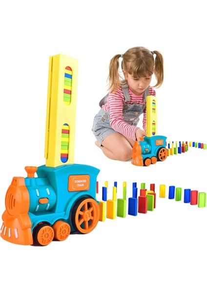 Domino Taşı Dizen Tren Pilli Sesli Işıklı Hareketli 60 Parça Eğitici Tren Oyunu fiyatları