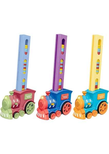 Domino Taşı Dizen Tren Pilli Sesli Işıklı Hareketli 60 Parça Eğitici Tren Oyunu indirimleri