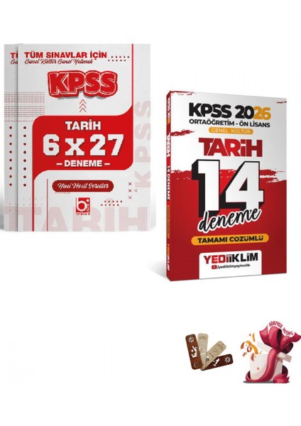 2026 Kpss Ortaöğretim Ön Lisans Genel Kültür Tarih Tamamı Çözümlü