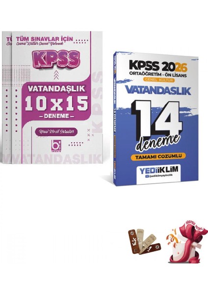 2026 Kpss Ortaöğretim Ön Lisans Genel Kültür Vatandaşlık Tamamı Ç