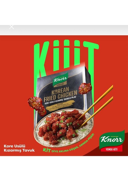 Korean Fried Chicken , Kore Usulü Kızarmış Tavuklu Pilav 2 Adet