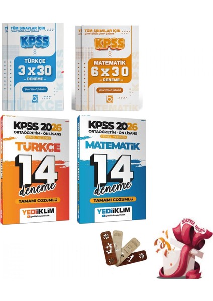 2026 Kpss Lise Ortaöğretim Ön Lisans Genel Yetenek Deneme Seti Ye