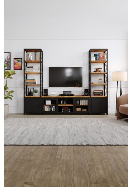 Mimoza Tv Ünitesi – %100 Gerçek Ağaç