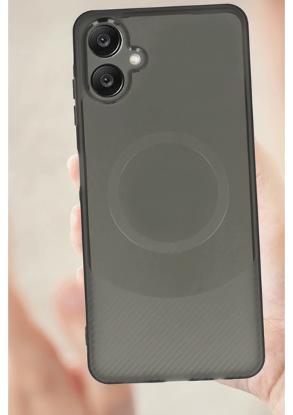 Samsung A06 Kılıf Maya Karbon Kapak - Mürdüm Gnzrz