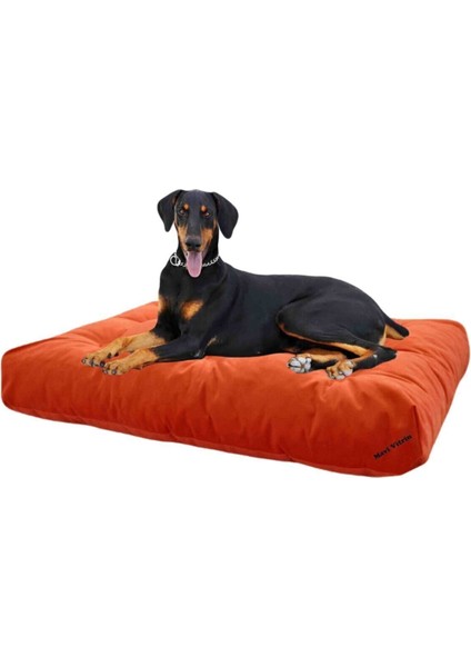 Ultra Soft Large Büyük Irk Köpek Yatağı Elyaf Dolgulu Yıkanabilir Kumaş