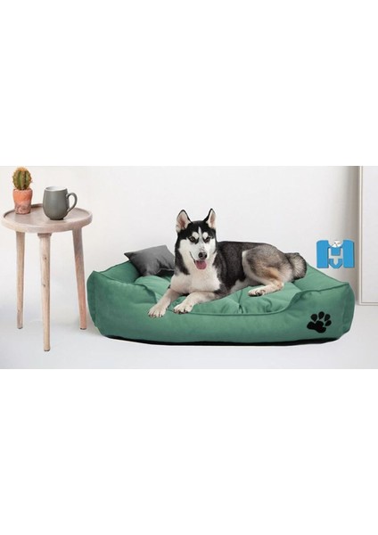 Ultrasoft Mukavemetli Battal Boy Köpek Yatağı Yıkanabilir Ürün / Kemik ve Yastık Hediyeli