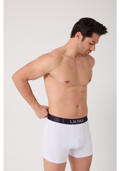 Erkek Boxer 6’lı Paket Siyah&beyaz Esnek Bel Bantlı Black & White Edition modelleri