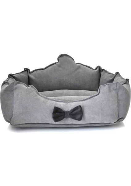 Fiyonklu Sevimli Tasarım Kedi ve Köpek Yatağı Yumuşak Dolgulu modelleri