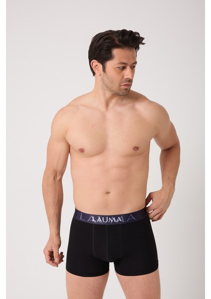 Erkek Boxer 6’lı Paket Siyah&beyaz Esnek Bel Bantlı Black & White Edition