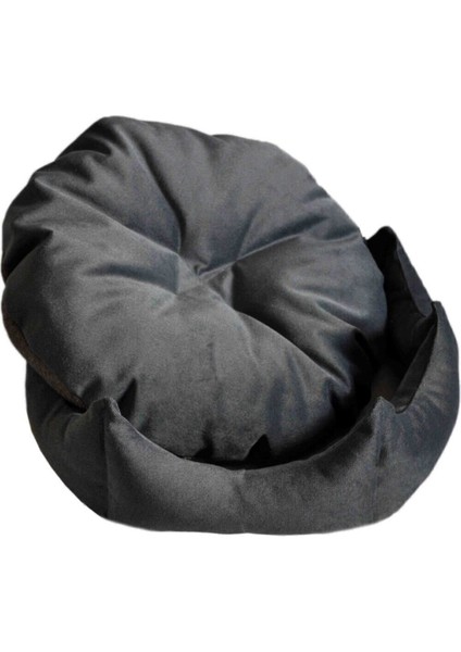 Süper Kalite Pofudik Kedi Yatağı 50X50X20(50 Ø) Gri fiyatları