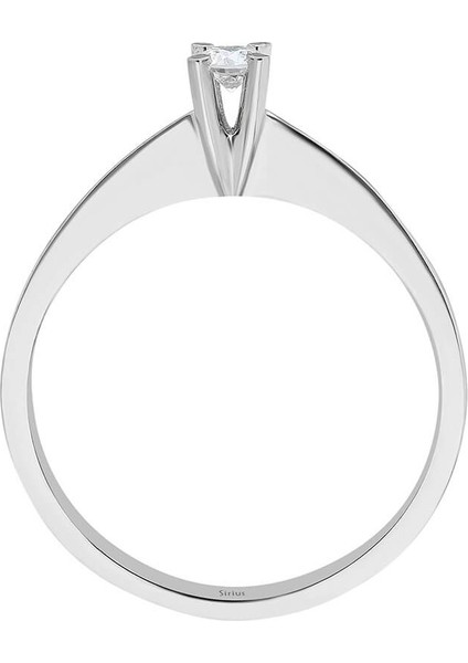 G Renk 0,10 Karat Pırlanta Tektaş Yüzük 0404R0162 modelleri