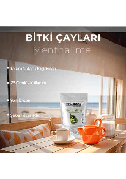 Onka Farma Menthalime Bitki Çayı - Nane limon Etkili Bitki Çayı - 50 gr fiyatları