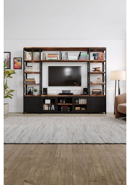 Mimoza V2 Tv Ünitesi – %100 Gerçek Ağaç
