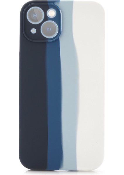 iphone 13 Pro Uyumlu Kılıf Gökkuşağı Rainbow Lansman Silikon-Leke Tutmayan Yüzey-Tam Koruma