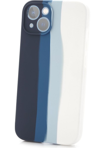 iphone 13 Pro Uyumlu Kılıf Gökkuşağı Rainbow Lansman Silikon-Leke Tutmayan Yüzey-Tam Koruma