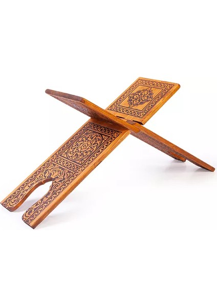 Yakmalı Ahşap Rahle (Büyük Boy - 65 Cm)
