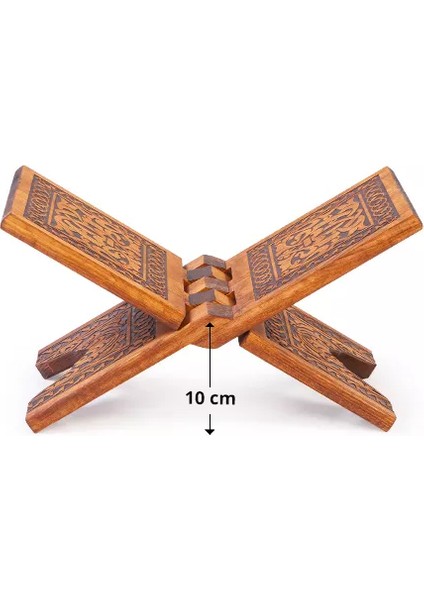 Yakmalı Ahşap Rahle (Mini Boy - 35 Cm)