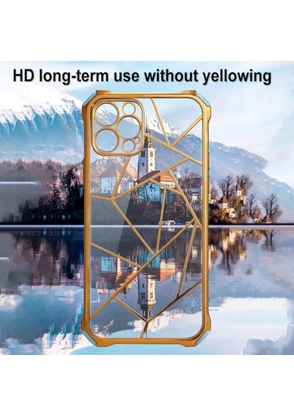 iphone 11 Pro Uyumlu Elektro Lazer - Süper Darbe Emici - Kamera Korumalı Lüks Lazer Kılıf Arka Kapak