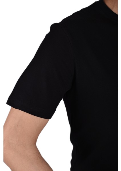 RYM-4380 Bisiklet Yaka Tişört/siyah/l modelleri