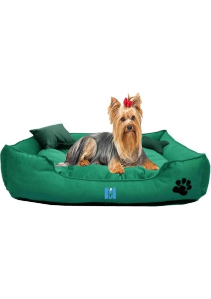 Ultrasoft Orta Irk Yıkanabilir Evcil Canlı Yatağı Silikonlu Elyaf Dolgulu Mukavemetli Kumaş