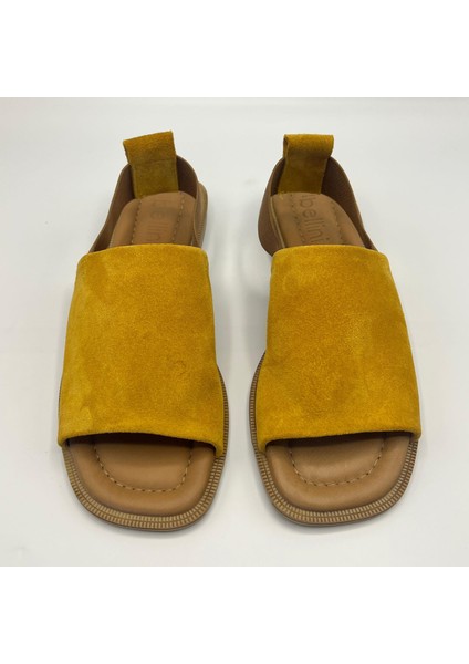 Bellini Hardal Süet Deri Sandalet | Rahat ve Şık Tasarım modelleri