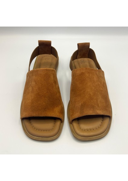 Bellini Taba Süet Deri Sandalet | Doğal Şıklık & Konfor modelleri