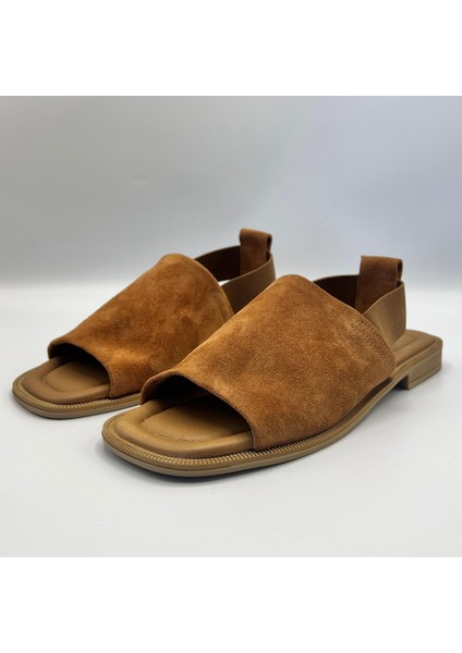 Bellini Taba Süet Deri Sandalet | Doğal Şıklık & Konfor fırsatları