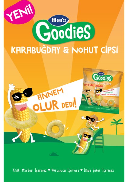 Süt Mısırlı Sağlıklı Cips 30GR x 8
