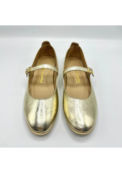 Exclusive Beylis Gold Deri Babet – Hafif, Esnek, Bilekten Bağlamalı modelleri