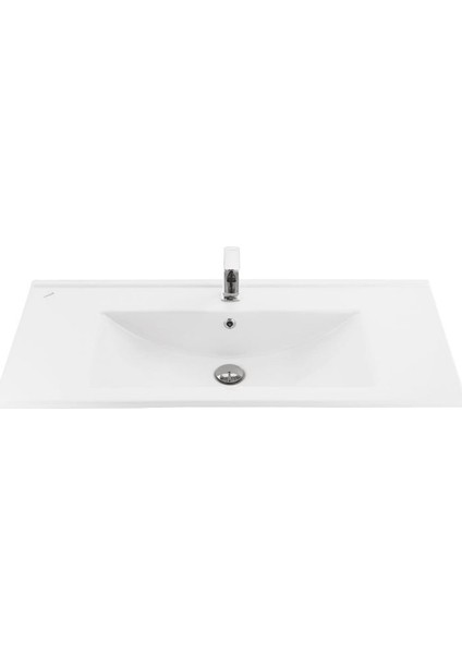 Creavit SU100 Su Dolap Uyumlu Etajerli Lavabo 45X100 cm Beyaz