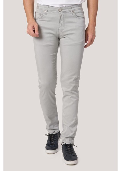 2025-Y J2506 Mdl2 Jean Pantolon 5 Cep A.gri