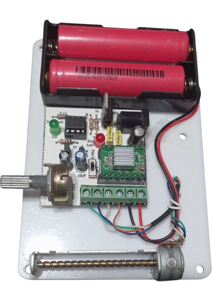 Step Motor Hız Yön Kontrol Pilli Öğrenci Deney Devresi