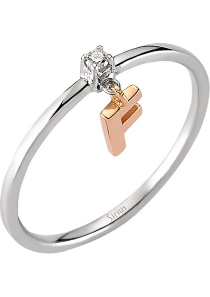 Pırlanta Harf Yüzük 0417R0075