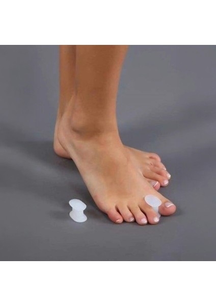 Ayak Parmak Arası Silikon Makara Başparmak Ayırıcı Şekil Düzeltici Makara Halluks 1 Çift modelleri