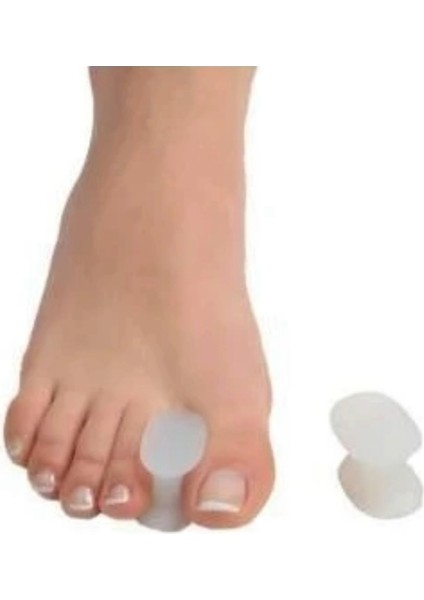 Ayak Parmak Arası Silikon Makara Başparmak Ayırıcı Şekil Düzeltici Makara Halluks 1 Çift fırsatları