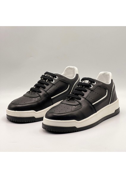 Pia Siyah Deri Kadın Sneaker – Şık ve Rahat Tasarım fırsatları