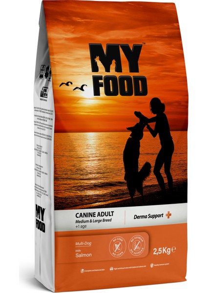 Somonlu Orta & Büyük Irk Yetişkin Köpek Maması 2,5 kg