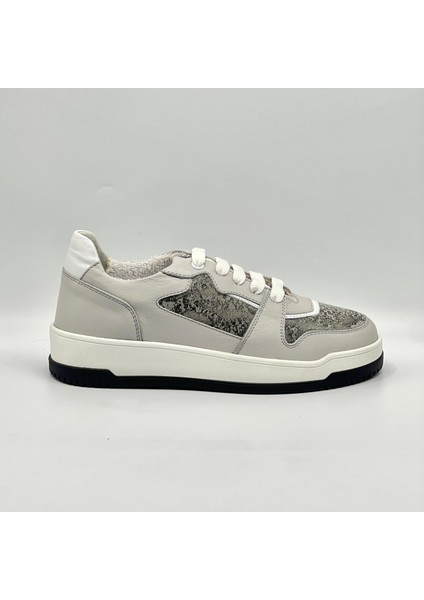 Pia Gri – Kadın Gerçek Deri Sneaker