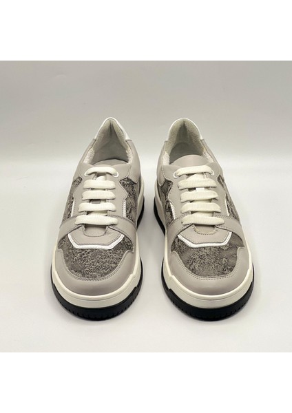 Pia Gri – Kadın Gerçek Deri Sneaker modelleri