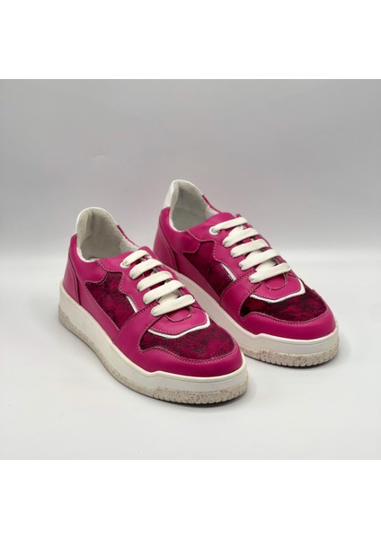 Pia Pembe – Kadın Gerçek Deri Sneaker fiyatları