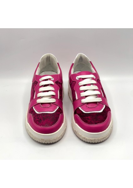 Pia Pembe – Kadın Gerçek Deri Sneaker modelleri