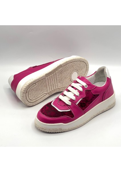 Pia Pembe – Kadın Gerçek Deri Sneaker indirimleri