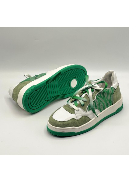 Pia Yeşil – Hakiki Deri Kadın Sneaker indirimleri