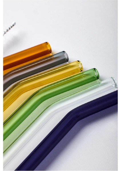 15960 Straw Cam Pipet Fırça Seti Renkli 6lı