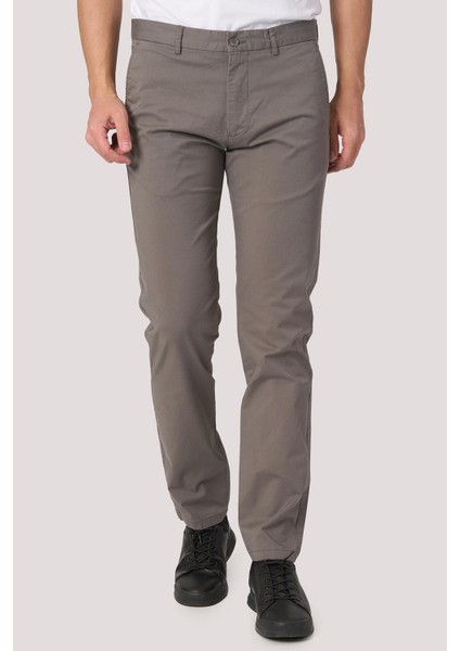 2025-K P1046 Zaha Gabardın Keten Pantolon Antrasit