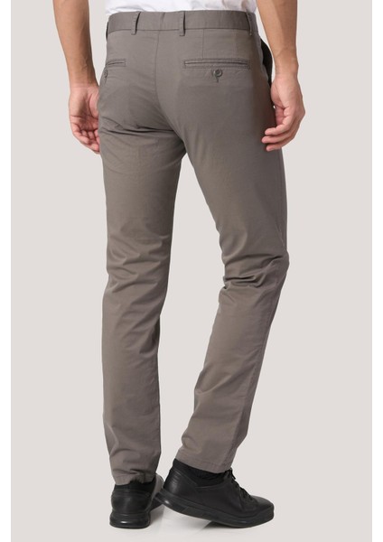 2025-K P1046 Zaha Gabardın Keten Pantolon Antrasit